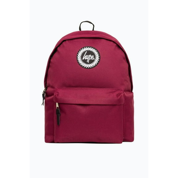 Hype Burgundy Badge Backpack