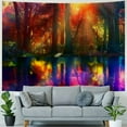 thumbnail image 4 of Orinice Colorful Forest Tapestry Wall Hanging Unique Style Graphic Tapestries Home Wall Decor Art for Living Room Bedroom Apartment Farmhouse Dorm 60x50inch, 4 of 6