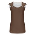 thumbnail image 4 of Buigttklop Womens Tank Tops 2024 Summer T Shirts V Neck Sleeveless Casual Loose Blouses, 4 of 4