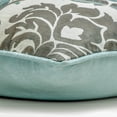 thumbnail image 2 of Cushion Covers For Couch, Blue 22"x22" (55x55 cm) Throw Pillows, Silk Damask Throw Pillows For Couch, Damask Pattern Contemporary Style - Damask Symphony, 2 of 3