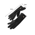 thumbnail image 6 of comerut 1 Pair Women Riding Gloves Super Soft Windproof Wear Resistant Solid Color Washable Keep Warm Velvet Fabric Winter Women Full Finger Touch Screen Gloves for Lady, 6 of 8