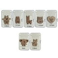 thumbnail image 3 of (Clearance) pdqouc A Little Pocket Hug | Wooden Heart Little HugToken Keepsake | a Hug Gift | I Love You Gifts | Cute Little Missing You Gifts from him or her Collectible Figurines Home Décor, 3 of 5