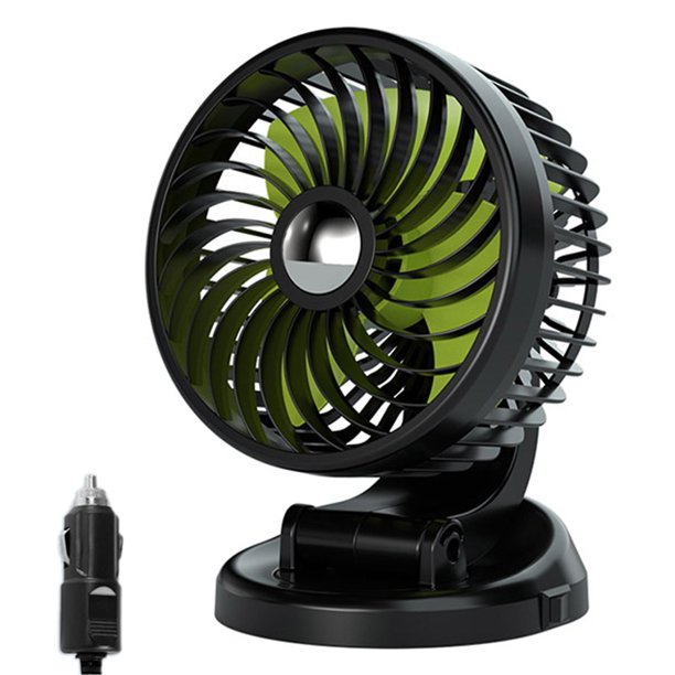 12V Ventilador de tienda con rotación de 360 grados, refrigerador de refrigeración automático, ventilador de coche Usb 5v 12v 24v para molestias