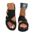 thumbnail image 3 of Bibifish Womens Flip Flops Fabric Upper Comfortable Soft Thong Sandals Outdoor Casual Beach Slippers, 3 of 9