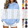 thumbnail image 4 of UOCUFY Oversized Hoodies for Women Fall Mock Neck Long Sleeve Casual Comfort Sweatshirts Winter y2k 2026 Cute Sweatshirt Dark Green,Size M, 4 of 9