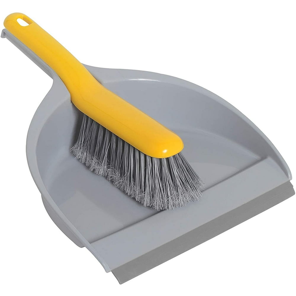 TIVIT Dustpan with Brush Classic Dustpan with Mini Hand Brush Small Broom Snapon Set, Indoor