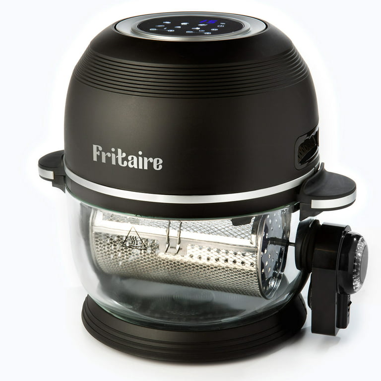 Fritaire, Self-Cleaning and BPA Free Glass Bowl Air Fryer, White in 2023