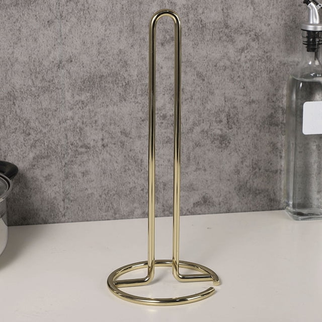 Ganfancp Toalla de Papel Vertical Toalla de Papel de Mesa de Metal Liquidación 1X Portapañuelos Europeo