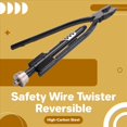 thumbnail image 4 of Alicates Reversibles de Seguridad de 9 Pulgadas para Torsión de Cables de Aeronaves, con A la Izquierda y A la Derecha, Herramienta Automática para Torsión de Cables., 4 of 5