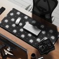 thumbnail image 2 of Long Mouse Pads for Desk,Black White Cat Moon Star Pattern Desk Mats on Top Of Desks, Desk Mouse Pad Extra Large with 3mm Non-Slip Base and Stitched Edge for Gaming,Office,Work,Home 35.4"x15.7", 2 of 6