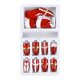 thumbnail image 2 of Uñas postizas reutilizables, 24 piezas de plástico para uñas postizas, regalo para mujeres, uñas postizas adhesivas, cobertura total., 2 of 2
