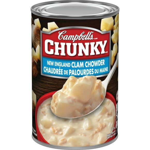 Campbell's® Chunky® New England Clam Chowder Ready to Serve Soup, Ready to Serve Soup 515 mL