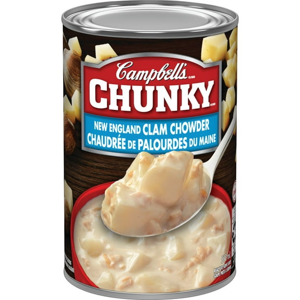Chaudrée de palourdes du Maine prête à déguster ChunkyMD de Campbell’sMD Prête à déguster 515 mL