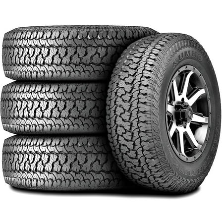 Set of 4 (FOUR) Kumho Road Venture AT51 265/70R17 113T A/T All Terrain Tires Fits: 2014-18 Chevrolet Silverado 1500 WT, 2010-20 GMC Sierra 1500 SLE