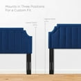 thumbnail image 5 of Modway Alyona Channel Tufted Performance Velvet Full/Queen Headboard in Navy, 5 of 6