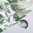 thumbnail image 5 of Cortina de Ducha JINMJMXG Floral Impermeable 180 x 180 cm Verde, 5 of 5