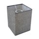 thumbnail image 4 of Pantalla de lámpara de estilo Pastoral, 1 pieza, cubierta de luz de techo, pantalla de tela ligera para suelo, para casa de té, Hotel, sala de estar, Cuboide gris Gloria pantalla colgante, 4 of 9