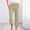 Khaki pants for women, variant on Summer Saving Wycnly on Sale Capri Pants for Women Womens Drawstring Elastic Waist Capris Pants Summer Casual Plus Size Button Straight Leg 3/4 Trousers Comfy Cotton Linen Pocket Cropped Pants