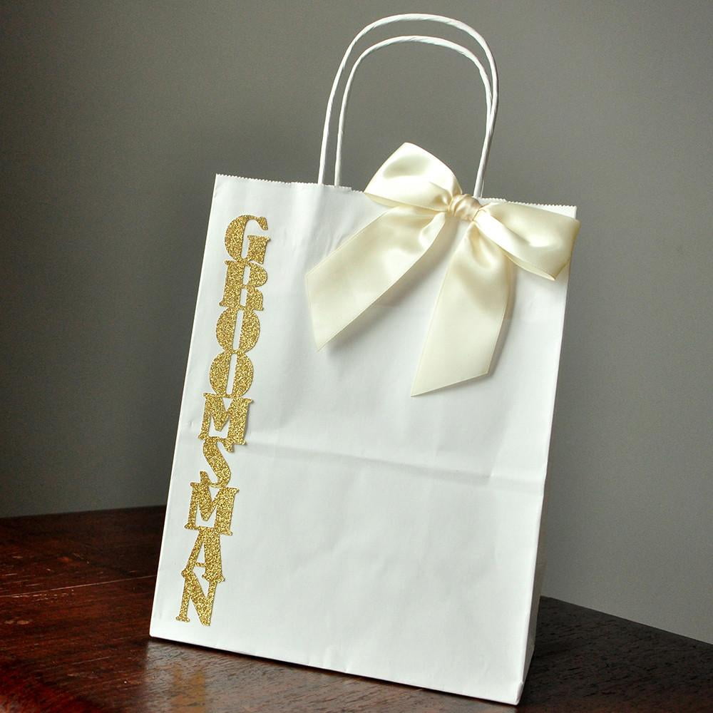 Groomsmen Gift Bags. Handcrafted in 13 Business Days