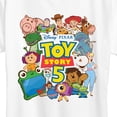 thumbnail image 3 of Toy Story 5 - Character Collage - Women's Short Sleeve Graphic T-Shirt, 3 of 5