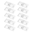 thumbnail image 2 of Heavy Duty Hooks Hooks for Outdoor String Lights 10Pcs Outdoor Light Clips with Adhesive Strips Wall Clips Wire Holder Outdoor Light Hooks for Indoor Outdoor Party Decor Christmas Halloween Festi, 2 of 6