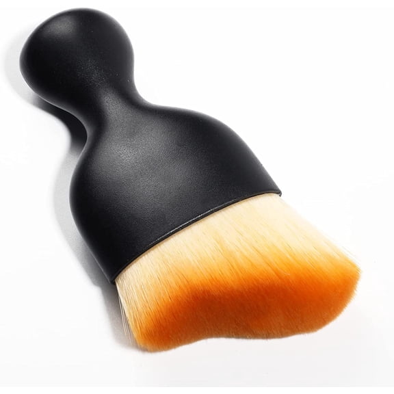 4Pack Car Interior Detail Brush, Soft Brush, Car Detail Brush, Car Interior Cleaning Tools, Car Detail Brush, Car Dashboard Brush(brown).