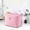 Pink#3, variant on Large Portable Makeup Bag | High-Capacity Travel Cosmetic Organizer | Water-Resistant Wash Bag with Multiple Pockets | 22x15x16cm Storage Case for Women