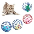 thumbnail image 3 of Flmtop Funny Pet Cat Kitten Fake Mouse Rat Mice Ball Cage Play Interactive Game Toy Random Color, 3 of 9