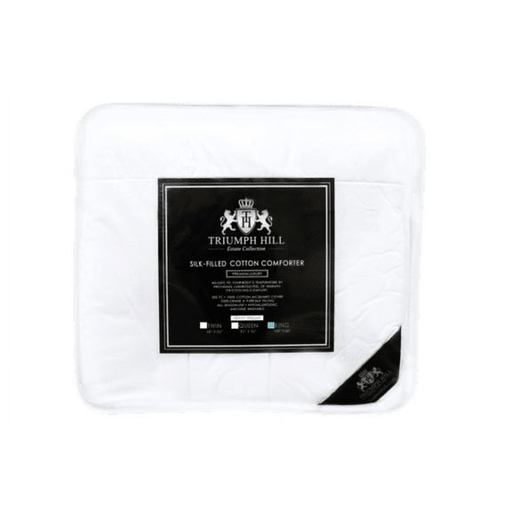 "TRIUMPH HILL" MULBERRY SILK HEAVY WEIGHT BED COMFORTER KING