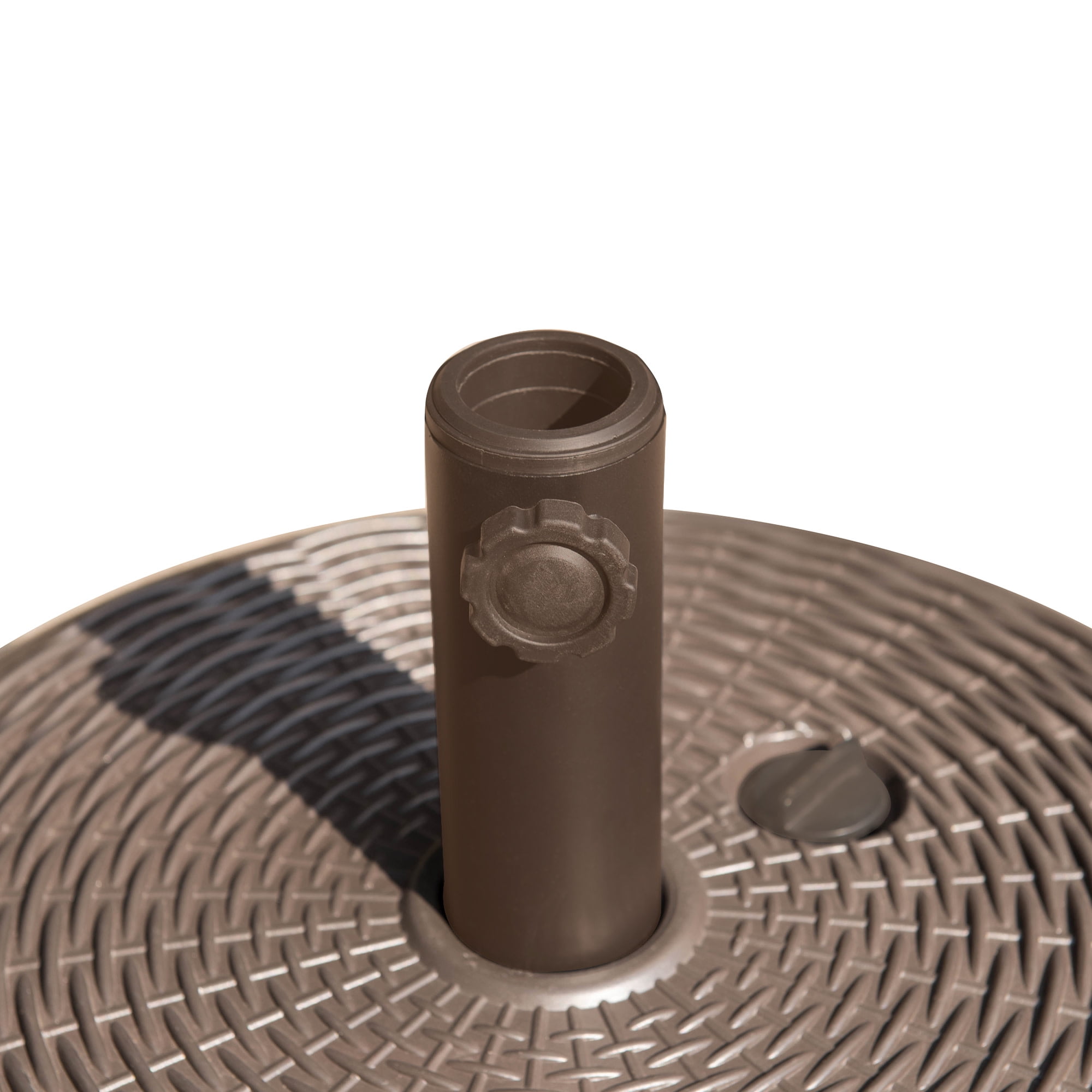 Island Umbrella Fillable Base For 7.5-ft Patio Umbrella for 1.5-1.9-in Pole with Steel Support Rod