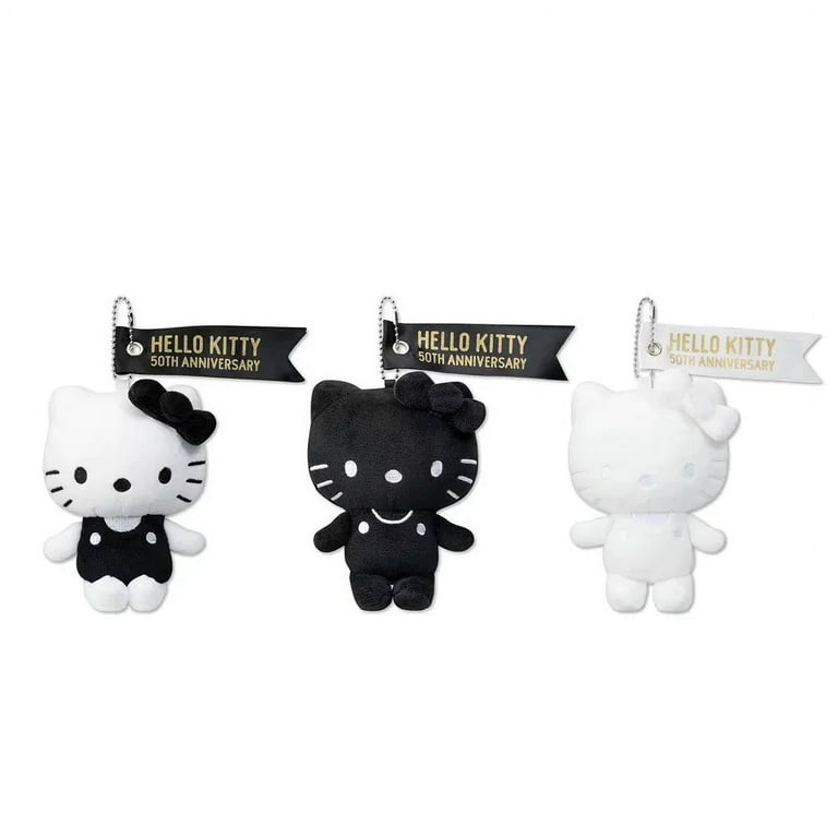 その他 Hello Kitty 50th Anniversary New 50th Anniversary Sanrio Hello Kitty Plush Toy Black and