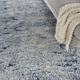 thumbnail image 6 of Nourison Luxurious Shag Abstract Modern Light Blue 9' x 12' Area Rug, Plush, Bedroom, Kitchen, Living Room, 6 of 8