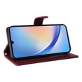 thumbnail image 2 of JTCASES Compatible with Samsung Galaxy A34 5G 6.6 inch Case Wallet Flip Folio Case [Kickstand] with RFID Blocking Card Holders [Shockproof] Wrist Strap Cover for Men Women Girls, Winered, 2 of 13