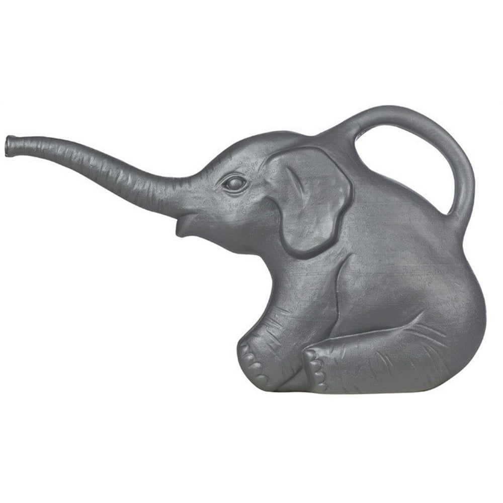 Union 63182 2 Qt Gray Elephant Watering Can