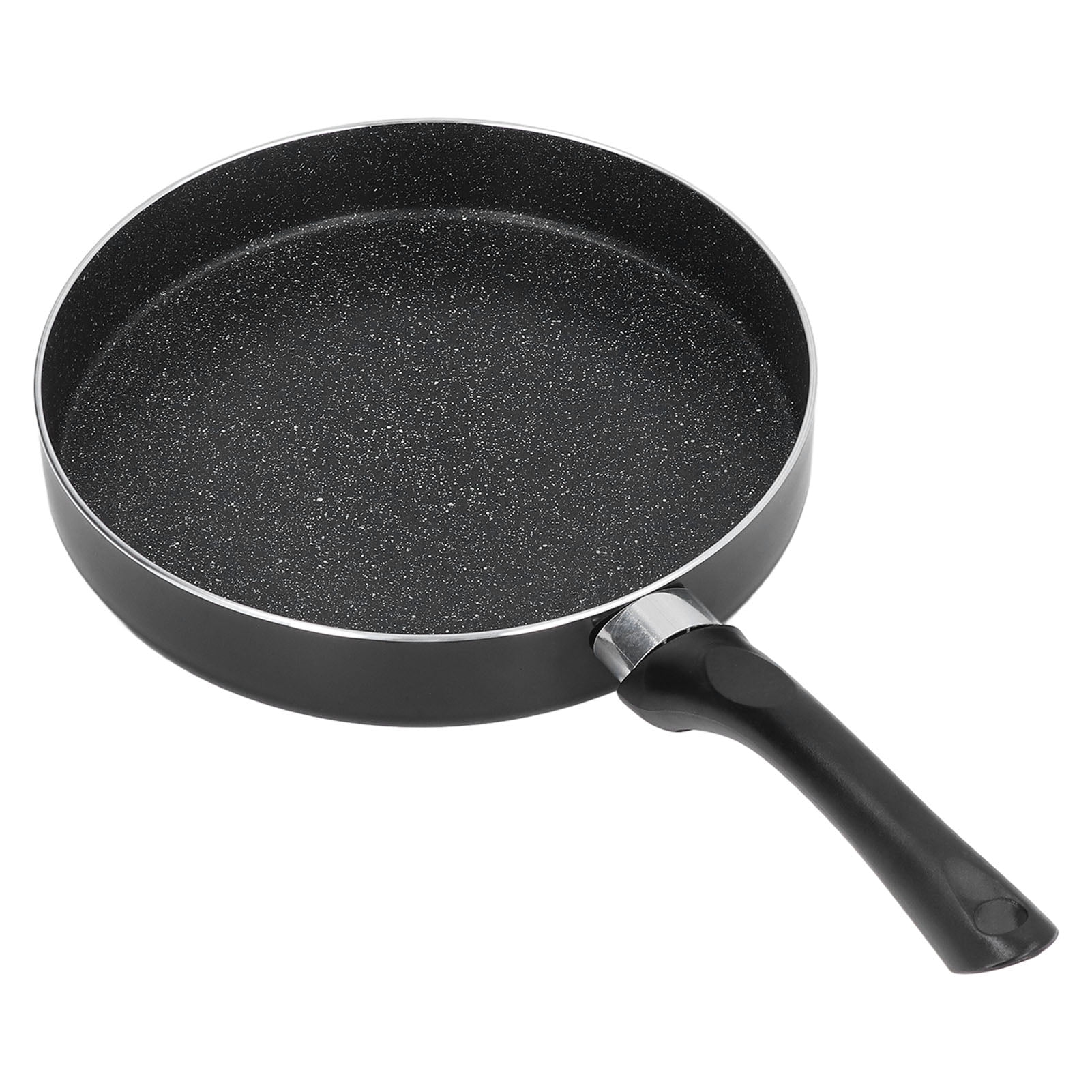 Qiilu Frying Pan Flat Bottomed Heighten Nonstick Frying Pan For