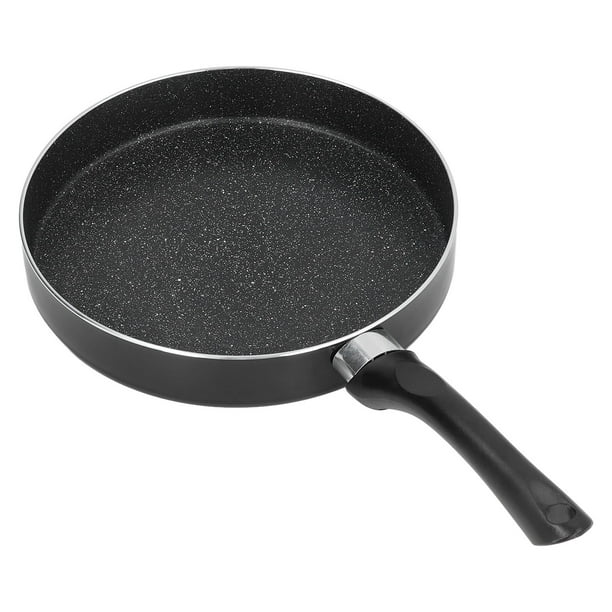 Qiilu Frying Pan Flat Bottomed Heighten Nonstick Frying Pan For