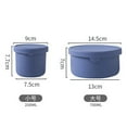 thumbnail image 1 of Silicone Food Storage Container with Lids Reusable Airtight Lunch Bento Boxes for Adults Kids Freezer Camping Snack Container Indigo 250ml, 1 of 6