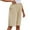 Khaki, variant on Gauze Shorts for Women, Audhol Womens Pants Casual Cropped Pants Elastic Waist Summer Trousers 3/4 Length Pants Plus Size Linen Shorts Black L