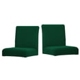 thumbnail image 1 of Funda protectora sólida para silla de comedor, funda protectora universal para muebles de oficina, funda giratoria, suministros para el hogar, verde, 2 paquetes Eigraketly HA012490-07, 1 of 5
