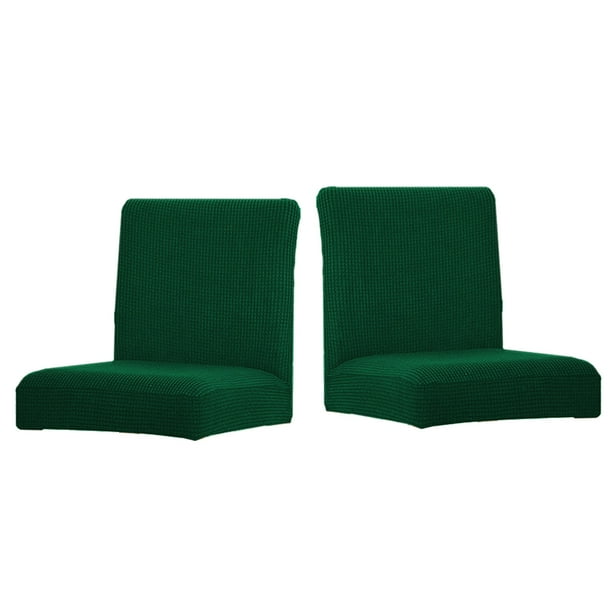 Funda protectora sólida para silla de comedor, funda protectora universal para muebles de oficina, funda giratoria, suministros para el hogar, verde, 2 paquetes Speravity HA012490-07