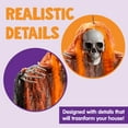 thumbnail image 3 of Husfou - Pack de 3 decoraciones colgantes de esqueleto fantasma para Halloween: la mejor decoración para interiores y exteriores de Halloween, 3 of 8