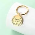 thumbnail image 4 of Circle Cremation Jewelry Urn Keychain for Ashes for Women Men Forever In My Heart-Cremation Urn Keyring Keepsake Ashes Memorial Jewelry for Loved One, 4 of 7