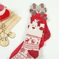 thumbnail image 4 of EeaseMX Par de calcetines navideños peludos con temática navideña, calcetines de colores para niñas (patrón 3), 4 of 8
