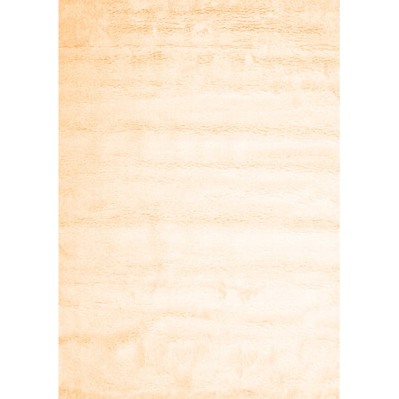 Ahgly Company Indoor Rectangle Solid Orange Modern Area Rugs, 4' x 6'