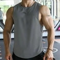 thumbnail image 2 of Ierhent Tank Top Men Men's Tank Tops Cotton Performance Sleeveless Casual Classic T Shirts(GY1,3XL), 2 of 6