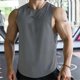 thumbnail image 2 of Camiseta sin mangas de secado rápido para hombre - Camiseta de malla para entrenamiento de baloncesto - Poliéster - Running al aire libre - M-XXXXL, 2 of 7