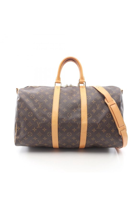 Pre-Owned Louis Vuitton Keepall Bandouliere 45 Boston Bag, Handbag, Coated Canvas and Leather,...