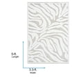thumbnail image 3 of Livabliss Washable Rugs for Living Room, 3x5 Lyna Modern Beige Area Rug, Bedroom Dining Room Home Decor Stain Resistant Carpet (3'3" x 5'), 3 of 7