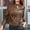 Brown, variant on Tops For Women Women - Casual Coat Long Sleeves Suit Style Leather Jacket Women Red L