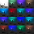 thumbnail image 4 of FSLiving Éclairage sur Rail de Type H, Télécommande d'Éclairage d'Îlot Réglable avec Changement de Couleur RGBW A19 Ampoule Intelligente Bricolage Projecteur de Plafond H Monté sur Rail pour Plafond Voûté Boule Disco Macaron Blanc, 4 of 9